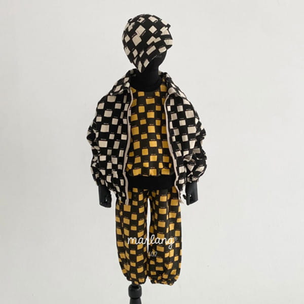 MINI PS MARKET - Korean Children Fashion - #Kfashion4kids - Mini Chess Sweatshirt