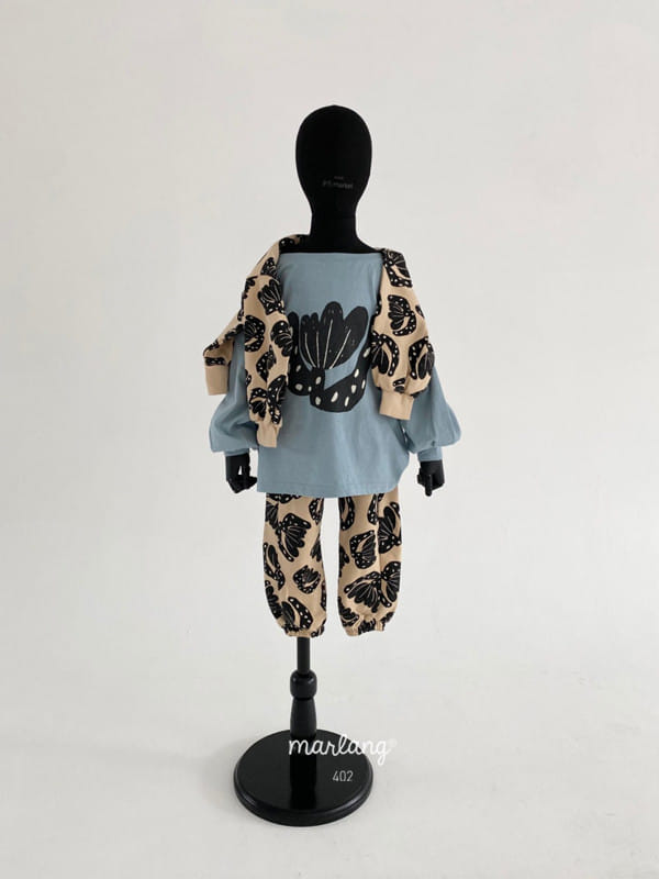 MINI PS MARKET - Korean Children Fashion - #Kfashion4kids - Big Flower Sweatshirt - 4