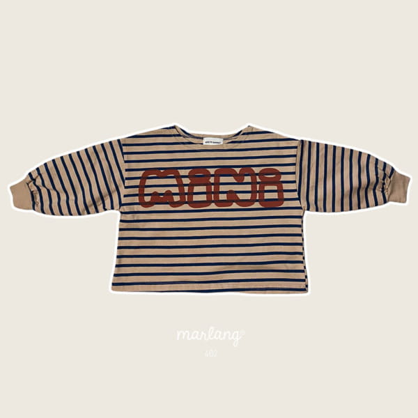 MINI PS MARKET - Korean Children Fashion - #Kfashion4kids - Stripe Print Tee - 2