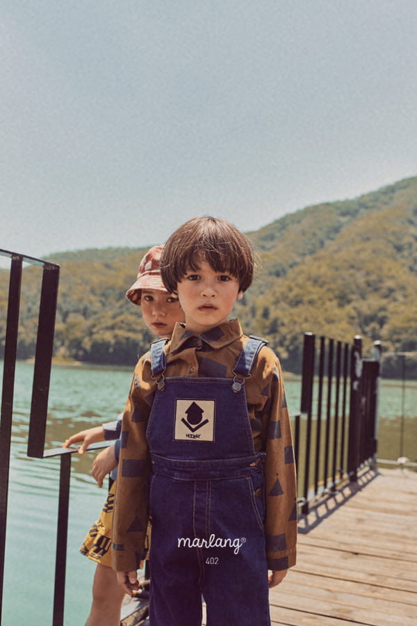 MINI PS MARKET - Korean Children Fashion - #Kfashion4kids - Denim Overalls - 6