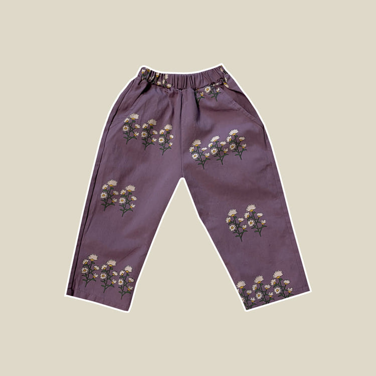 MINI PS MARKET - Korean Children Fashion - #Kfashion4kids - Flower Pants - 5
