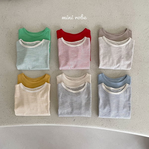 MINI ROBE - Korean Children Fashion - #Kfashion4kids - 1+1 Tee