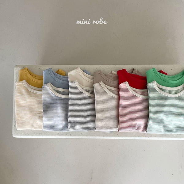 MINI ROBE - Korean Children Fashion - #Kfashion4kids - 1+1 Tee - 2