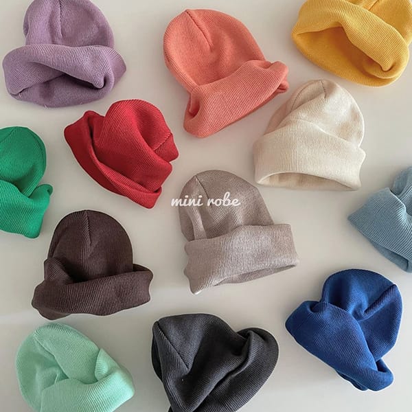 MINI ROBE - Korean Children Fashion - #Kfashion4kids - Cotton Beanie - 12