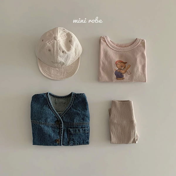 MINI ROBE - Korean Children Fashion - #Kfashion4kids - Denimn Vest Outer - 9