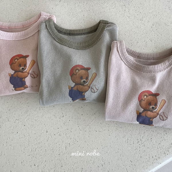 MINI ROBE - Korean Children Fashion - #Kfashion4kids - Bear Bear Tee