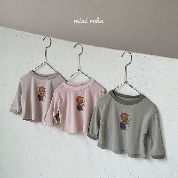 MINI ROBE - Korean Children Fashion - #Kfashion4kids - Bear Bear Tee - 2