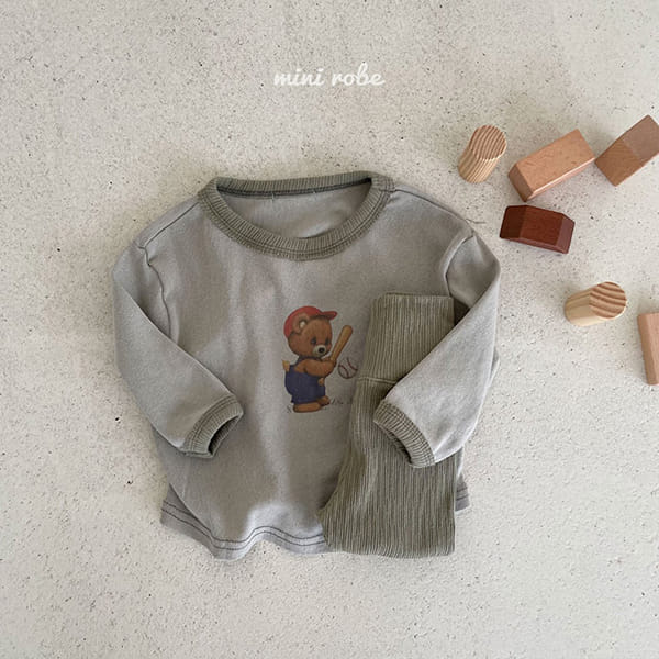 MINI ROBE - Korean Children Fashion - #Kfashion4kids - Bear Bear Tee - 3