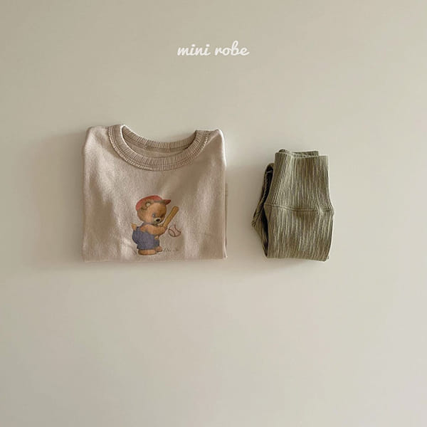 MINI ROBE - Korean Children Fashion - #Kfashion4kids - Bear Bear Tee - 7