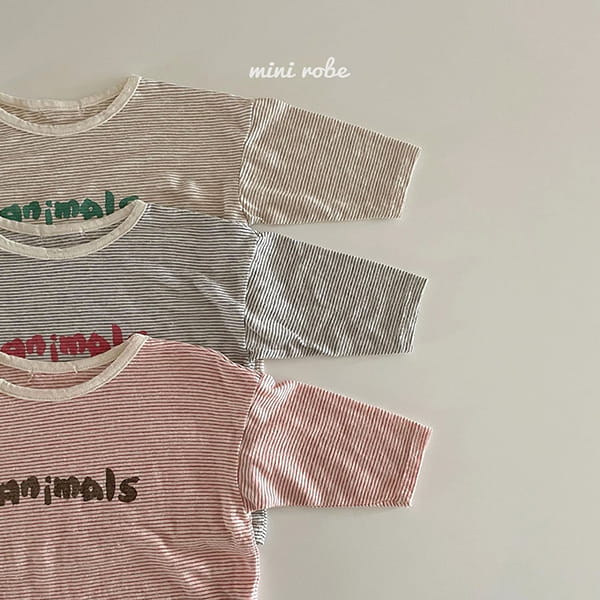 MINI ROBE - Korean Children Fashion - #Kfashion4kids - Animal Tee