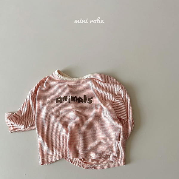 MINI ROBE - Korean Children Fashion - #Kfashion4kids - Animal Tee - 7
