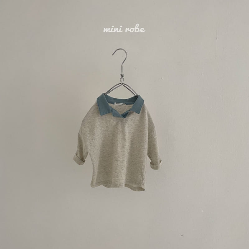 MINI ROBE - Korean Children Fashion - #Kfashion4kids - Point Collar Tee - 7