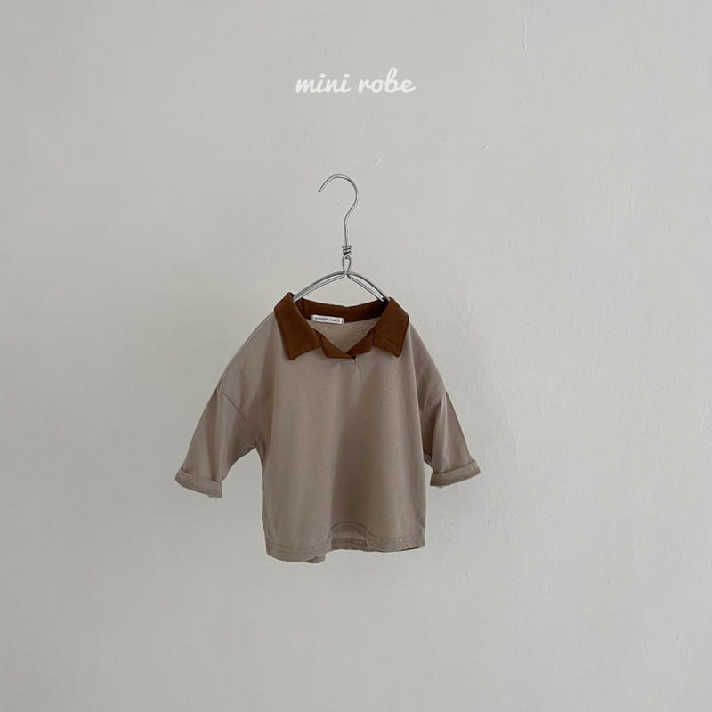 MINI ROBE - Korean Children Fashion - #Kfashion4kids - Point Collar Tee - 8