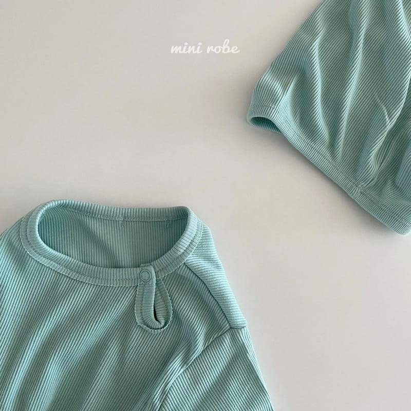 MINI ROBE - Korean Children Fashion - #Kfashion4kids - Mini Button Top Bottom Set - 10