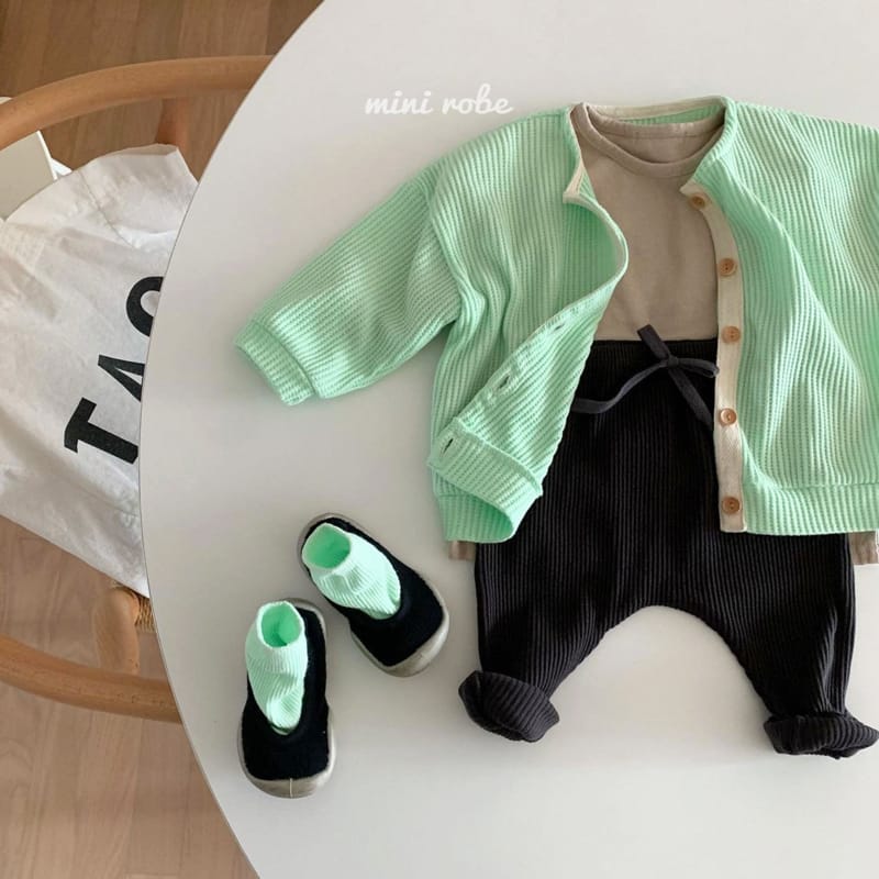 MINI ROBE - Korean Children Fashion - #Kfashion4kids - Croiffle Cardigan - 11