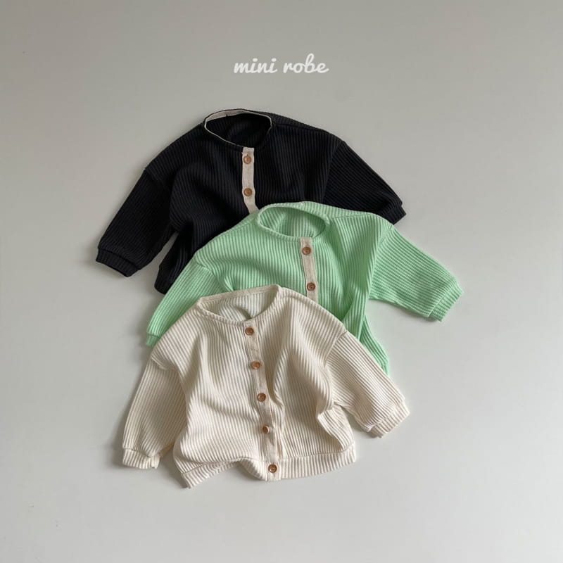 MINI ROBE - Korean Children Fashion - #Kfashion4kids - Croiffle Cardigan - 12