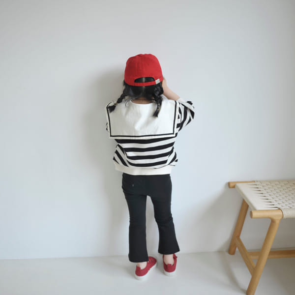MOMO ANN - Korean Children Fashion - #Kfashion4kids - Black Bootscut Pants - 8