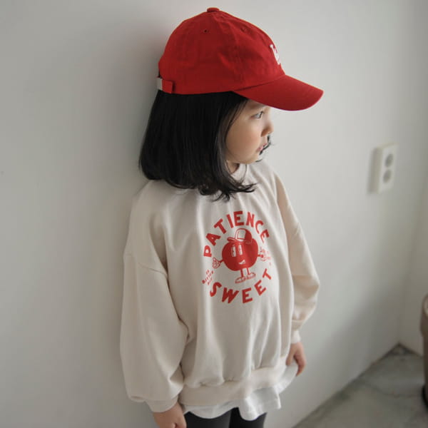 MOMO ANN - Korean Children Fashion - #Kfashion4kids - Apple Sweatshirt