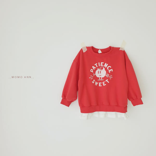 MOMO ANN - Korean Children Fashion - #Kfashion4kids - Apple Sweatshirt - 10
