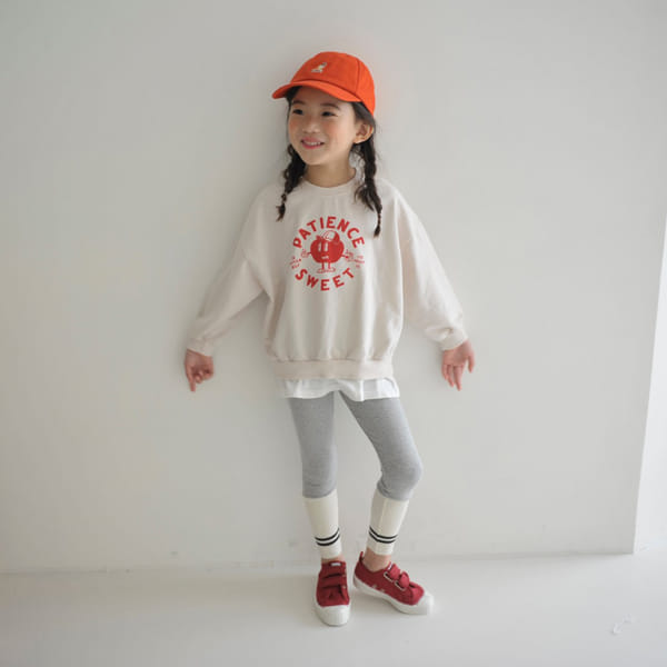 MOMO ANN - Korean Children Fashion - #Kfashion4kids - Apple Sweatshirt - 3