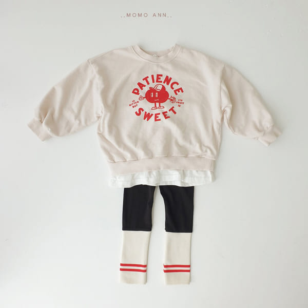MOMO ANN - Korean Children Fashion - #Kfashion4kids - Apple Sweatshirt - 5