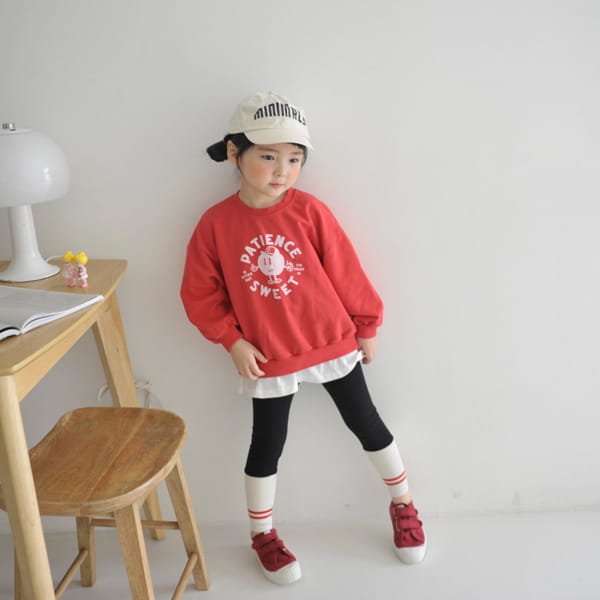MOMO ANN - Korean Children Fashion - #Kfashion4kids - Apple Sweatshirt - 7