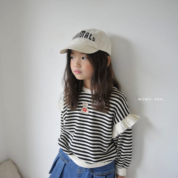 MOMO ANN - Korean Children Fashion - #Kfashion4kids - Apple Bear Sweatshirt
