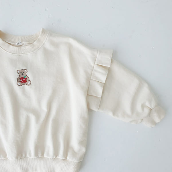 MOMO ANN - Korean Children Fashion - #Kfashion4kids - Apple Bear Sweatshirt - 10