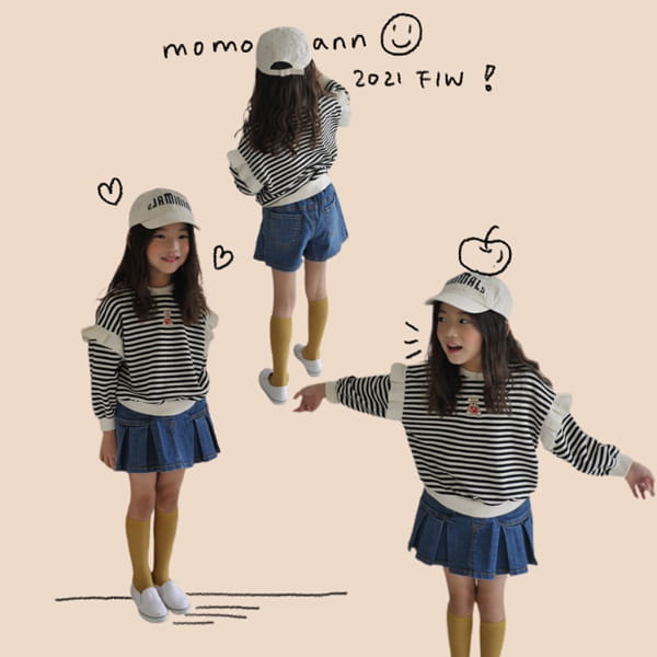 MOMO ANN - Korean Children Fashion - #Kfashion4kids - Apple Bear Sweatshirt - 2