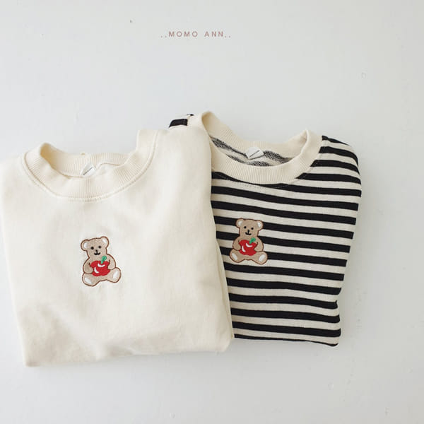 MOMO ANN - Korean Children Fashion - #Kfashion4kids - Apple Bear Sweatshirt - 6