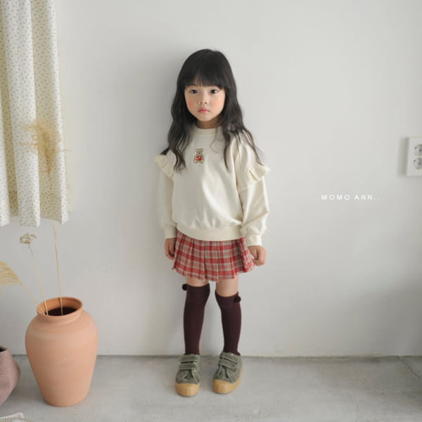 MOMO ANN - Korean Children Fashion - #Kfashion4kids - Apple Bear Sweatshirt - 8