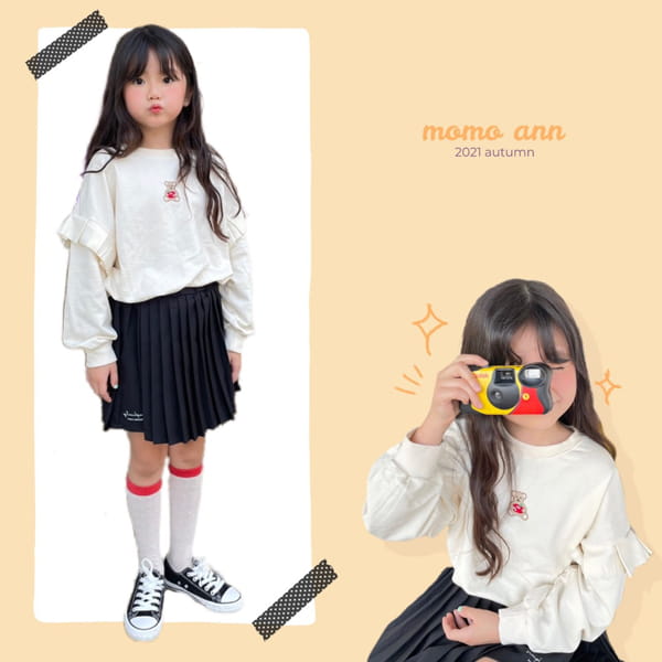 MOMO ANN - Korean Children Fashion - #Kfashion4kids - Apple Bear Sweatshirt - 9