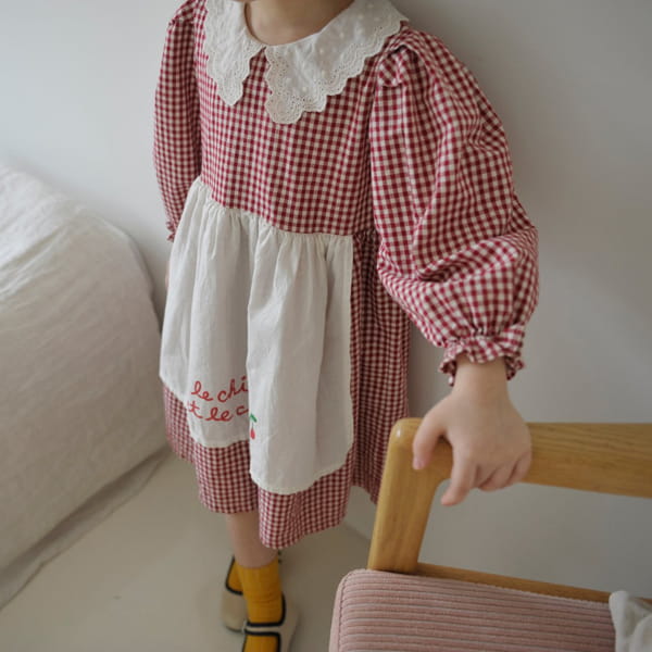 MOMO ANN - Korean Children Fashion - #Kfashion4kids - Chacha Check One-piece - 7