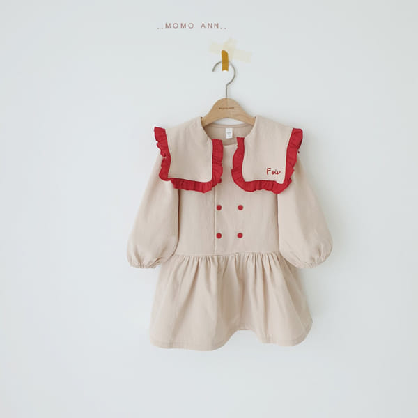 MOMO ANN - Korean Children Fashion - #Kfashion4kids - Merci Button One-piece - 6