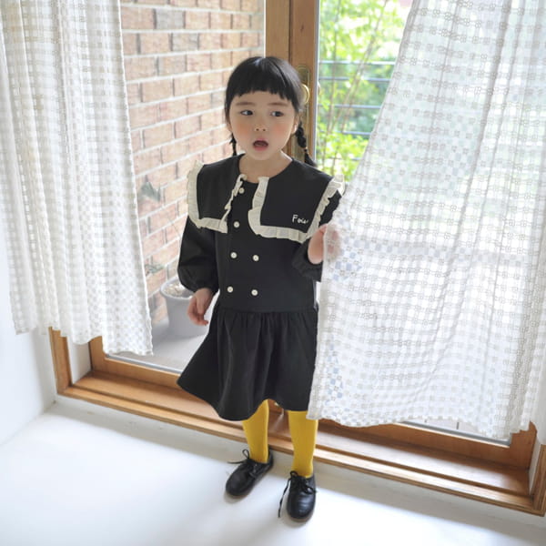 MOMO ANN - Korean Children Fashion - #Kfashion4kids - Merci Button One-piece - 9