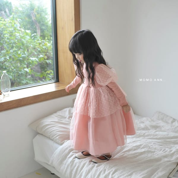MOMO ANN - Korean Children Fashion - #Kfashion4kids - Dot Cha One-piece