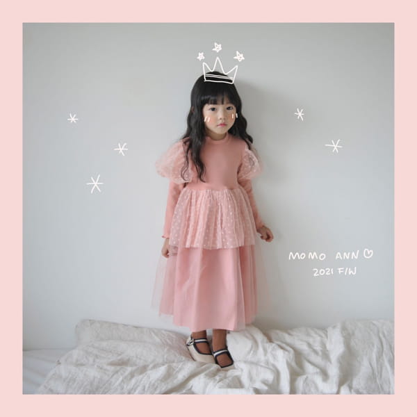 MOMO ANN - Korean Children Fashion - #Kfashion4kids - Dot Cha One-piece - 2