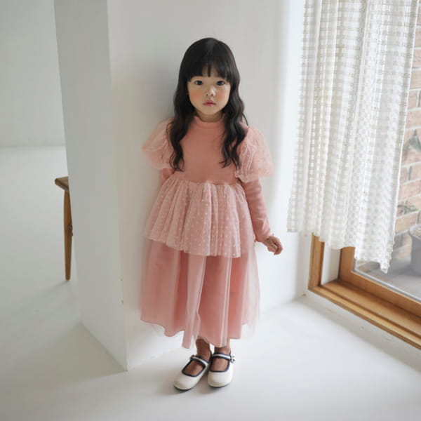 MOMO ANN - Korean Children Fashion - #Kfashion4kids - Dot Cha One-piece - 6