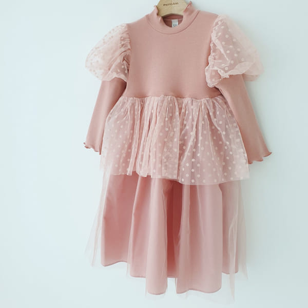 MOMO ANN - Korean Children Fashion - #Kfashion4kids - Dot Cha One-piece - 9