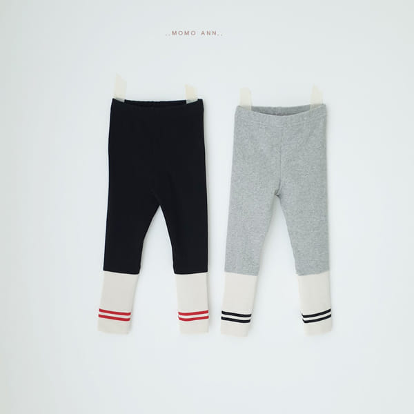 MOMO ANN - Korean Children Fashion - #Kfashion4kids - Line Banding Leggings - 10