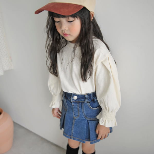 MOMO ANN - Korean Children Fashion - #Kfashion4kids - Julie Smocked Tee - 6