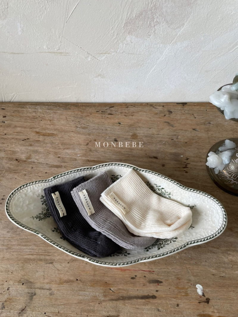 MONBEBE - Korean Children Fashion - #Kfashion4kids - New Born Boy Enfant Socks [set of 3] - 7