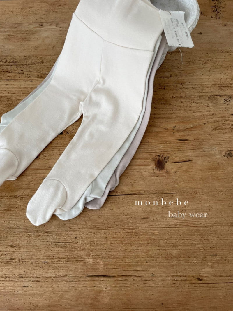 MONBEBE - Korean Children Fashion - #Kfashion4kids - Petti New Born Foot Leggings - 6
