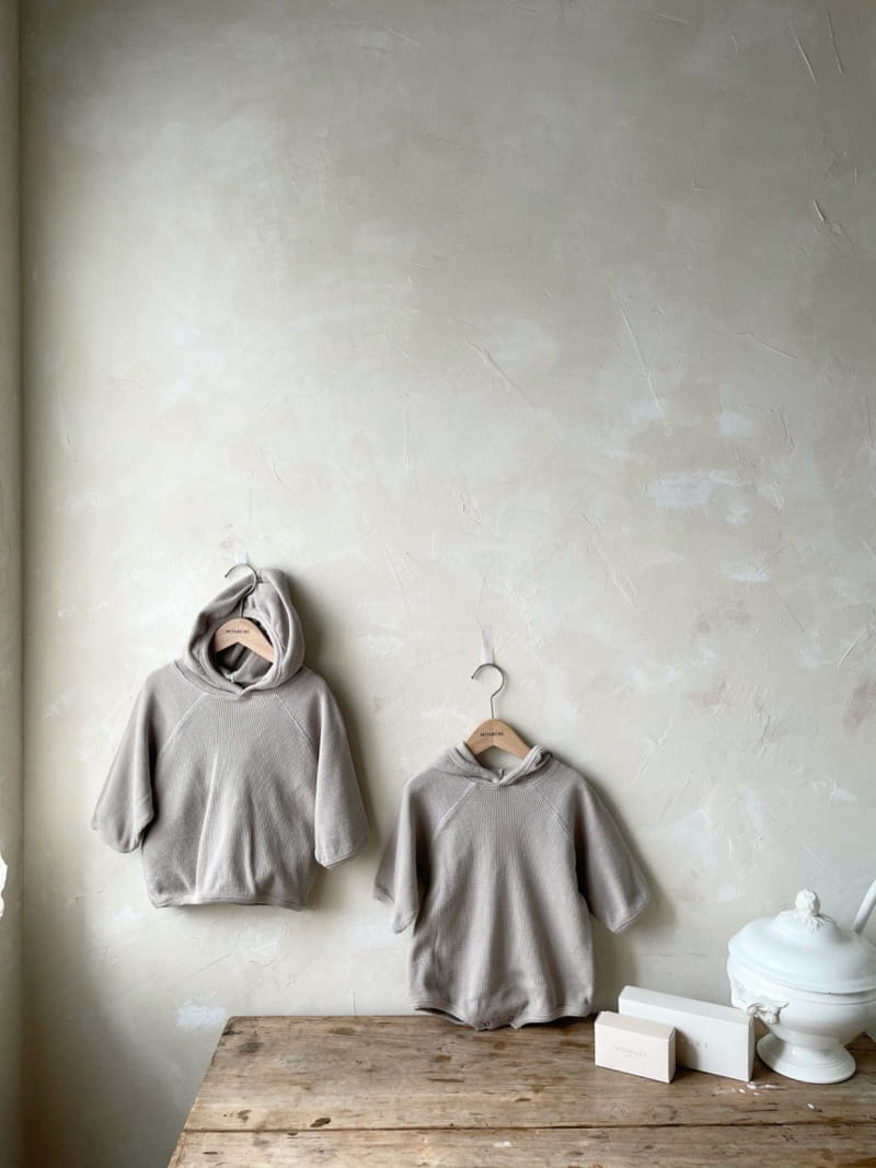 MONBEBE - Korean Children Fashion - #Kfashion4kids - Waffle Hoody Tee - 8