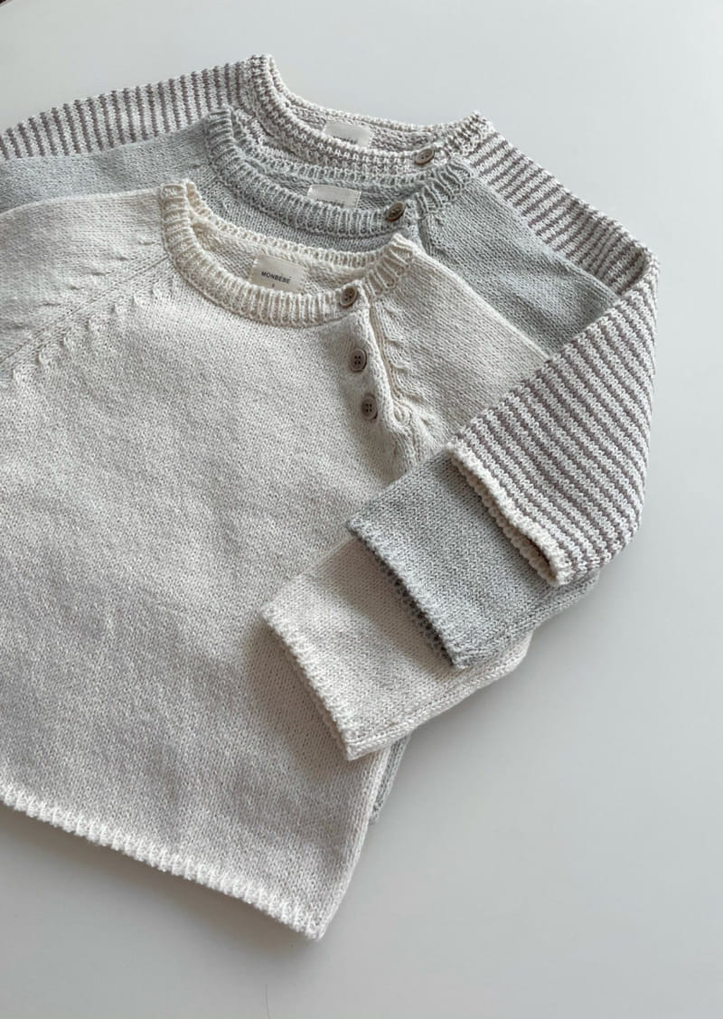 MONBEBE - Korean Children Fashion - #Kfashion4kids - Cotton Round Knit - 10