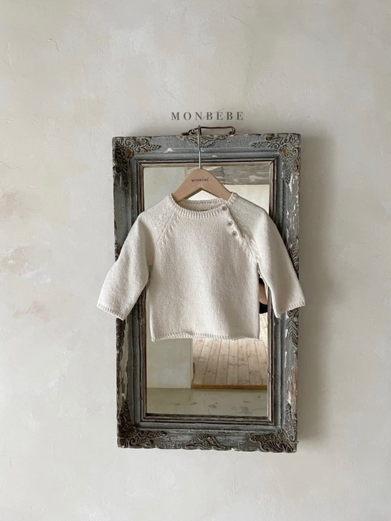 MONBEBE - Korean Children Fashion - #Kfashion4kids - Cotton Round Knit - 2