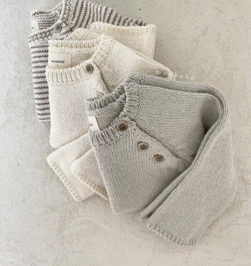 MONBEBE - Korean Children Fashion - #Kfashion4kids - Cotton Round Knit - 5