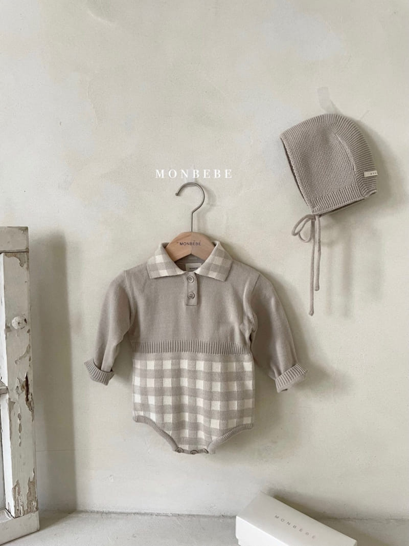 MONBEBE - Korean Children Fashion - #Kfashion4kids - Knit Collar Bodysuit
