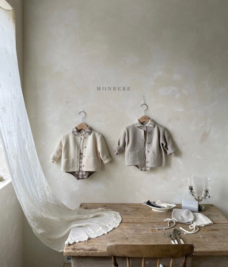MONBEBE - Korean Children Fashion - #Kfashion4kids - Knit Collar Bodysuit - 11