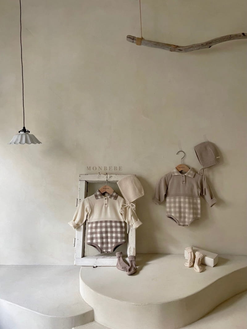 MONBEBE - Korean Children Fashion - #Kfashion4kids - Knit Collar Bodysuit - 7